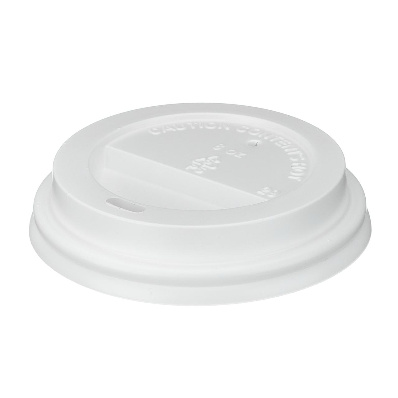 8oz Lid (White) PS