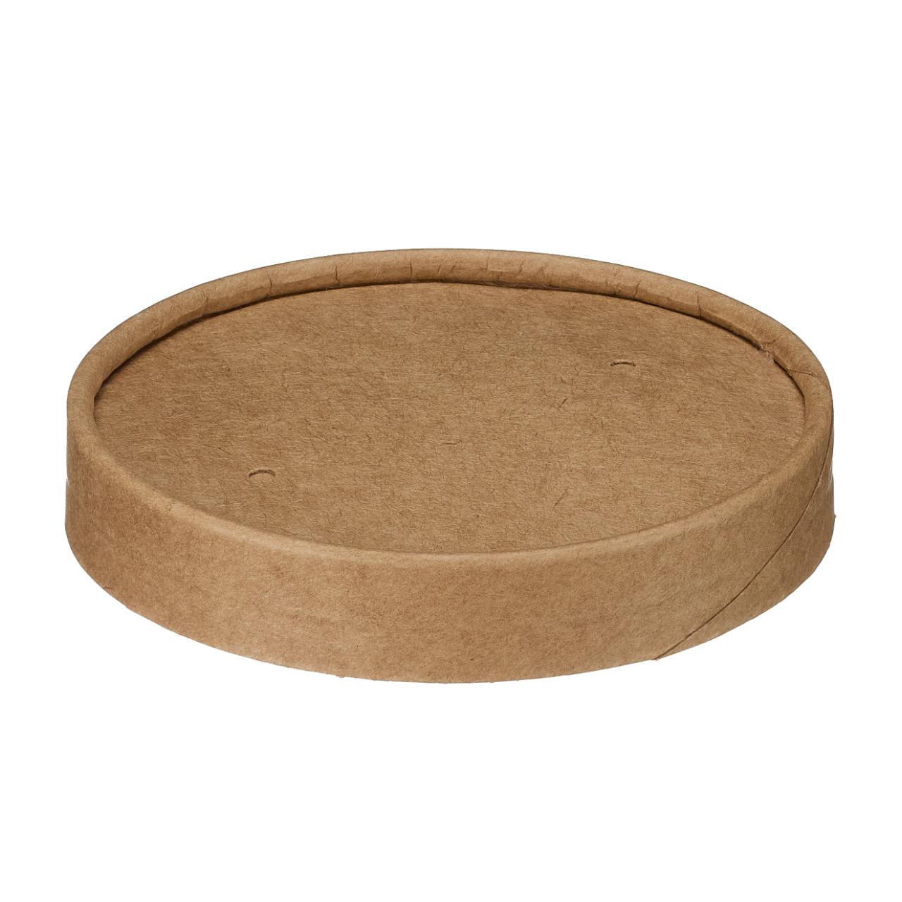 16oz Kraft Soup Pot Lid (PP Lined)
